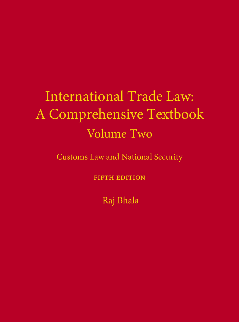 Cap International Trade Law A Comprehensive Textbook Volume