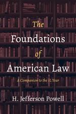 The Foundations of American Law cover