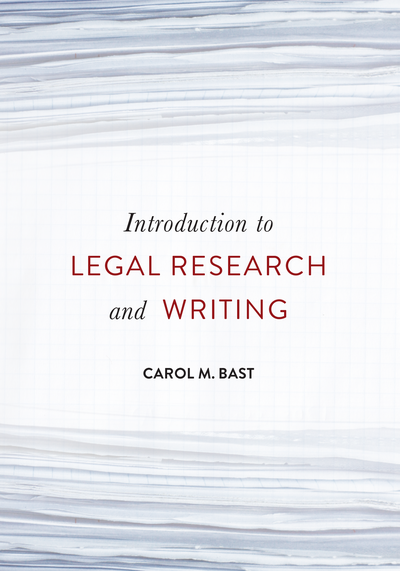 Introduction to Legal Research and Writing