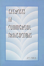 Exercises in Commercial Transactions, Problems Supplement 1995 cover