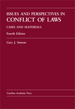 Issues and Perspectives in Conflict of Laws: Cases and Materials, Fourth Edition cover