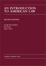 An Introduction to American Law, Second Edition cover