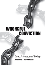 Wrongful Conviction: Law, Science, and Policy cover