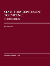 Evidence:  Statutory Supplement, Third Edition cover