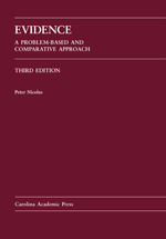 Evidence: A Problem-Based and Comparative Approach, Third Edition cover