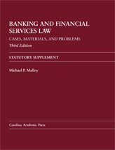 Banking and Financial Services Law, Third Edition, 2011-12 Statutory Supplement cover