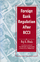 Foreign Bank Regulation After BCCI cover