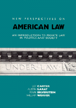 New Perspectives on American Law: An Introduction to Private Law in Politics and Society cover