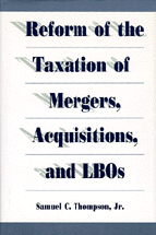 Reform of the Taxation of Mergers, Acquisitions and Leveraged Buyouts cover