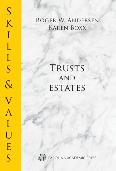 Skills & Values: Trusts and Estates cover