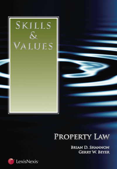 Skills & Values: Property Law cover