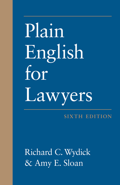 Plain English for Lawyers, Sixth Edition