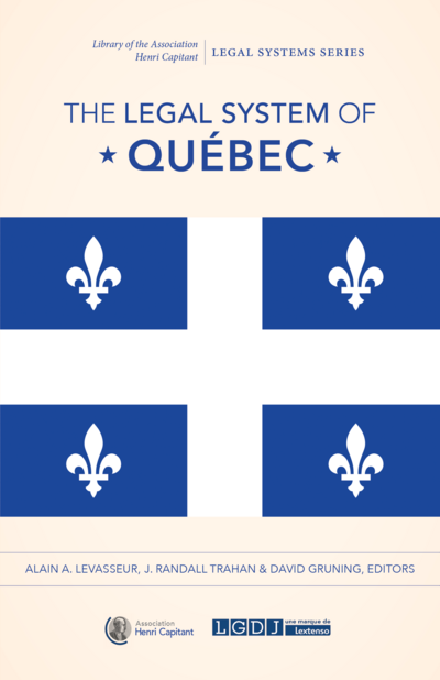 The Legal System of Québec cover