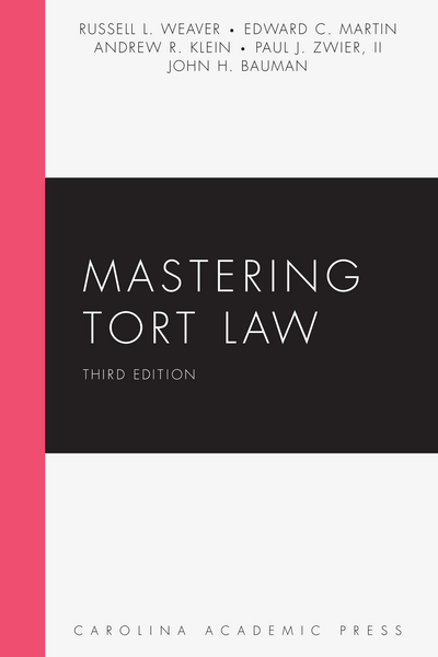 Mastering Tort Law, Third Edition cover