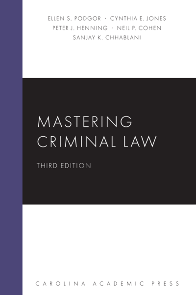 Mastering Criminal Law, Third Edition