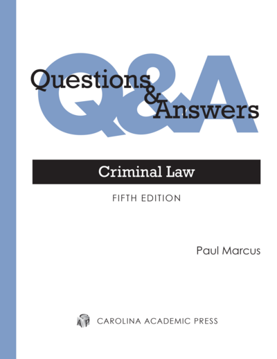 Questions & Answers: Criminal Law, Fifth Edition cover