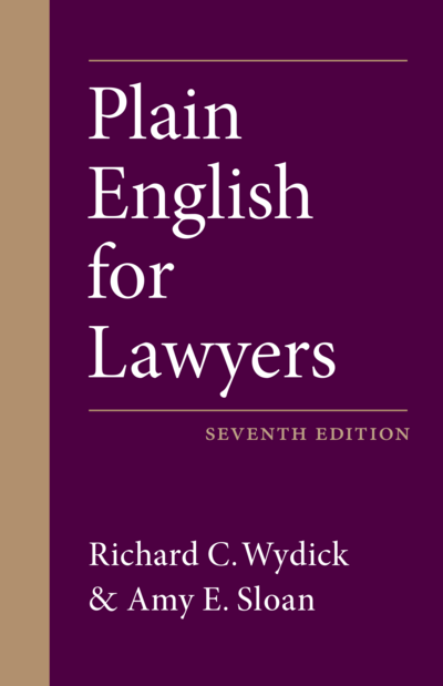 Plain English for Lawyers, Seventh Edition