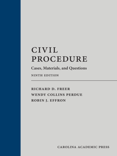 Civil Procedure: Cases, Materials, and Questions, Ninth Edition cover