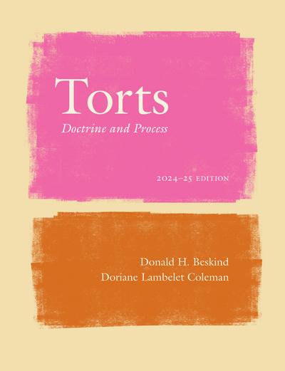 Torts, 2024–25 Edition
