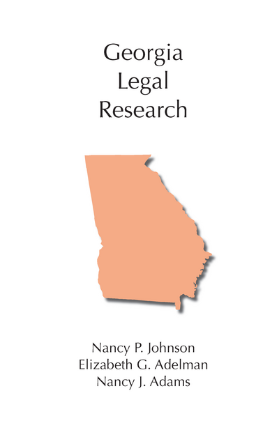 Georgia Legal Research cover