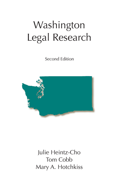 Washington Legal Research, Second Edition cover