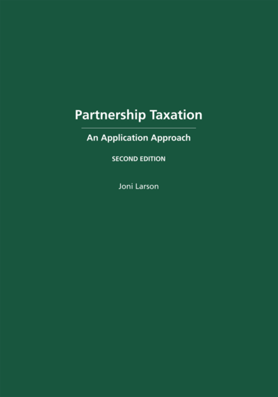 Partnership Taxation: An Application Approach, Second Edition cover