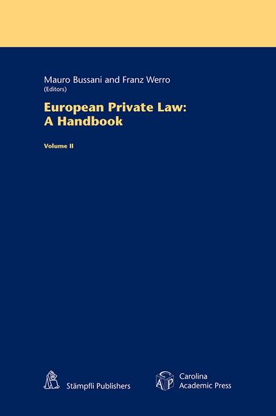 European Private Law: A Handbook, Vol. II cover
