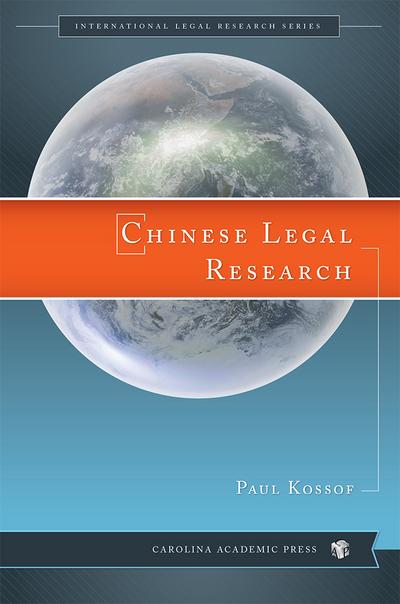 Chinese Legal Research cover