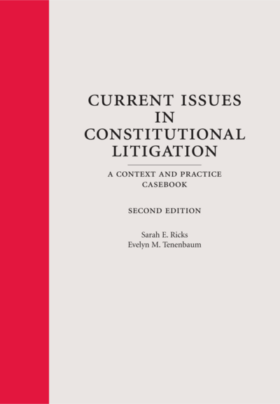 Current Issues in Constitutional Litigation: A Context and Practice Casebook, Second Edition cover