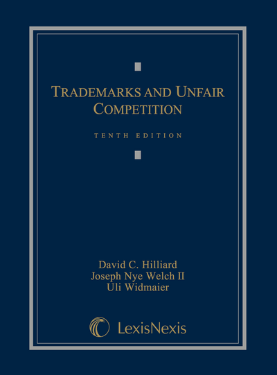 Trademarks and Unfair Competition, Tenth Edition cover