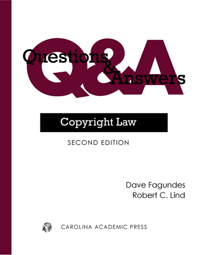 Questions & Answers: Copyright Law, Second Edition cover