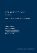 Copyright Law 2016 Cumulative Supplement cover