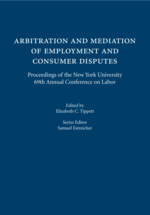 Arbitration and Mediation of Employment and Consumer Disputes cover
