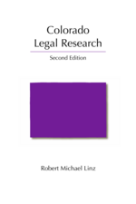 Colorado Legal Research cover