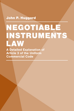 Negotiable Instruments Law cover