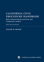 California Civil Procedure Handbook 2020-2021 cover