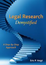 Legal Research Demystified cover