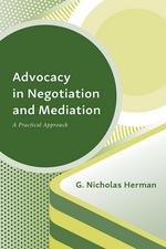 Advocacy in Negotiation and Mediation cover