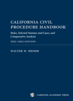 California Civil Procedure Handbook 2021-2022 cover