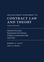 Contract Law and Theory (2023 Document Supplement) cover