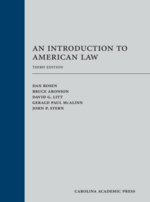 An Introduction to American Law (Paperback) cover