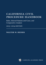 California Civil Procedure Handbook (2023-2024) cover