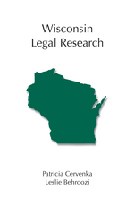 Wisconsin Legal Research cover