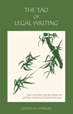The Tao of Legal Writing cover