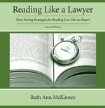 Reading Like a Lawyer cover
