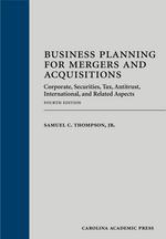 Business Planning for Mergers and Acquisitions cover