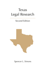 Texas Legal Research cover
