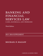 Banking and Financial Services Law, 2015-2016 SUPPLEMENT cover
