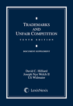 Trademarks and Unfair Competition Document Supplement cover