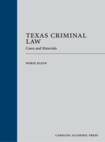 Texas Criminal Law (Paperback) cover